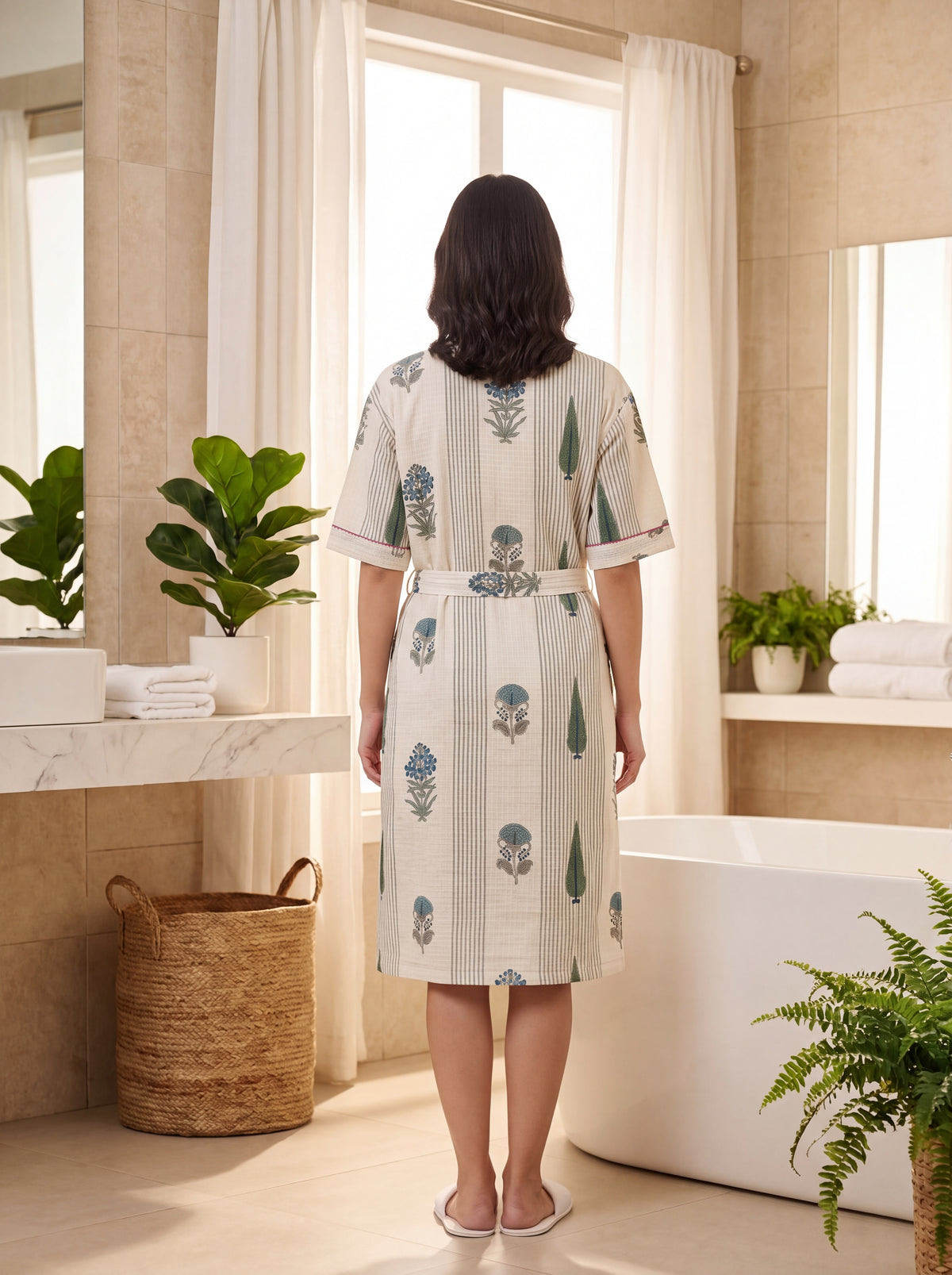 Gulnaar Floral Bathgown