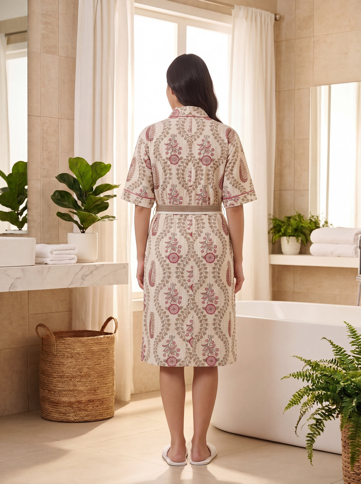Gulbahar Floral Bathgown