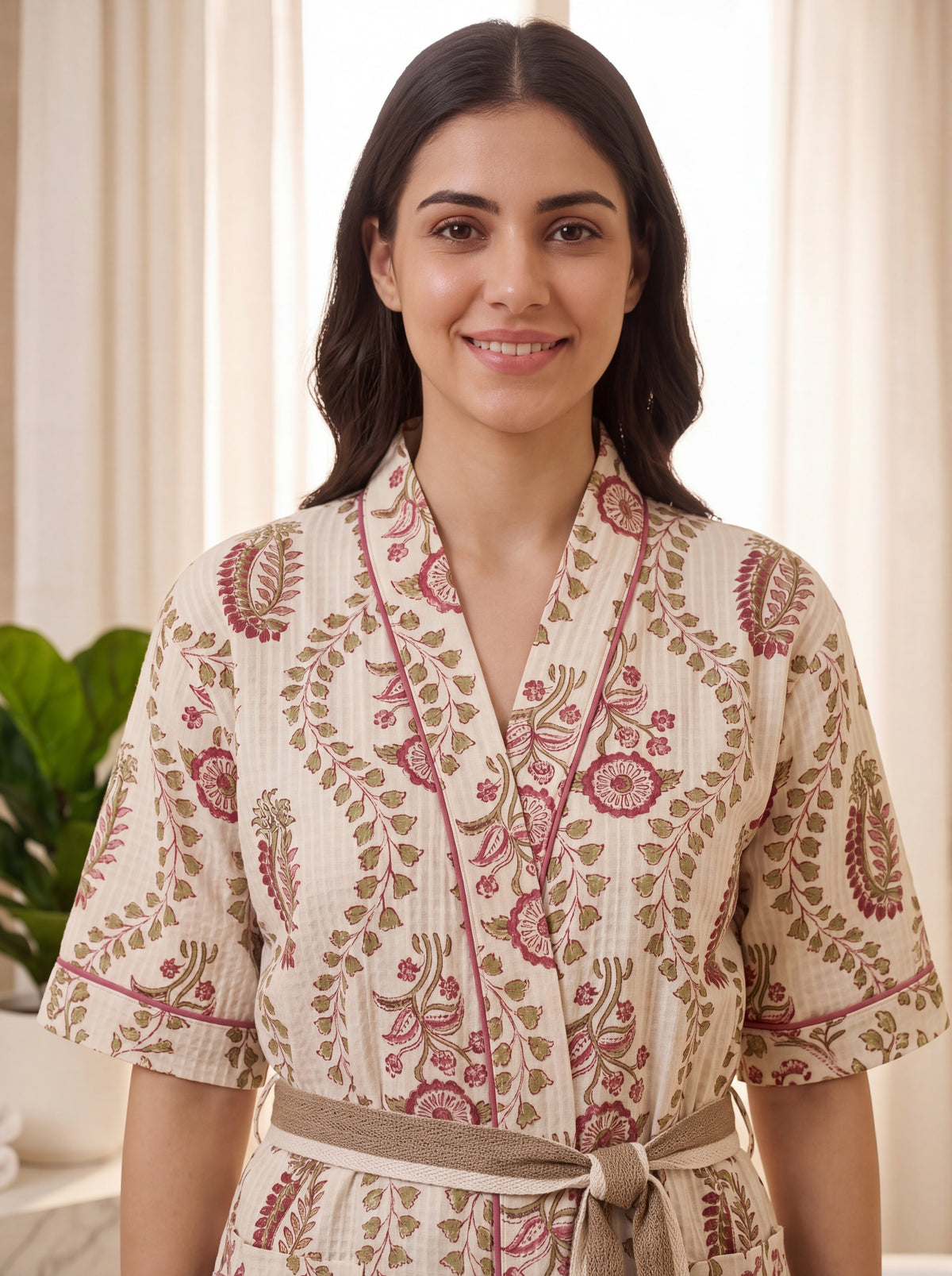 Gulbahar Floral Bathgown